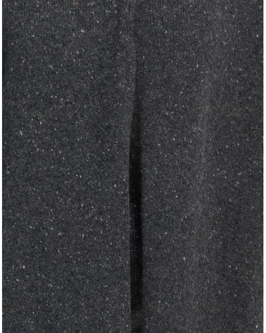 Max Mara Gray Turtleneck Wool, Polyamide, Elastane