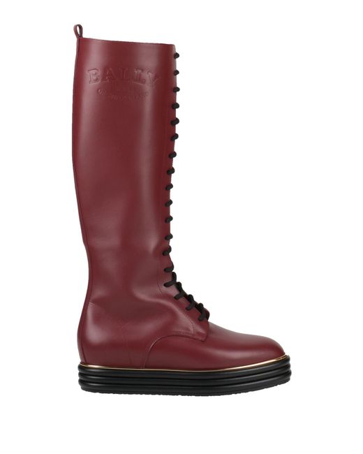 Bally Red Stiefel