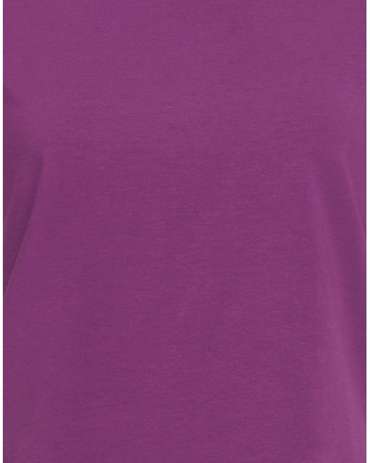 Weekend by Maxmara Purple T-Shirt Cotton, Elastane