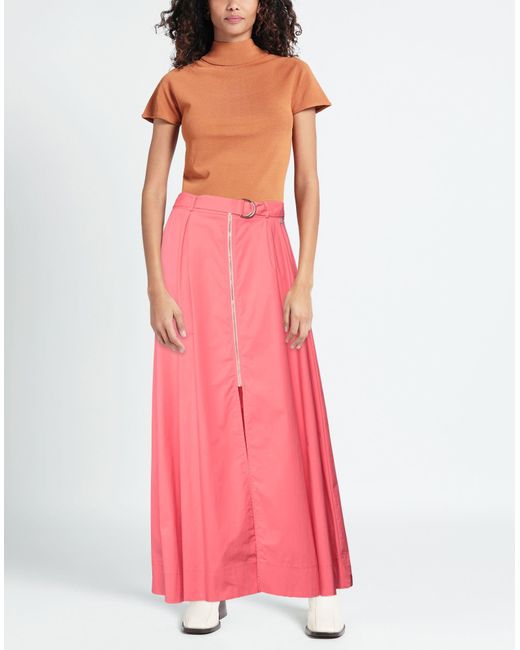 Blugirl Blumarine Pink Maxi Skirt