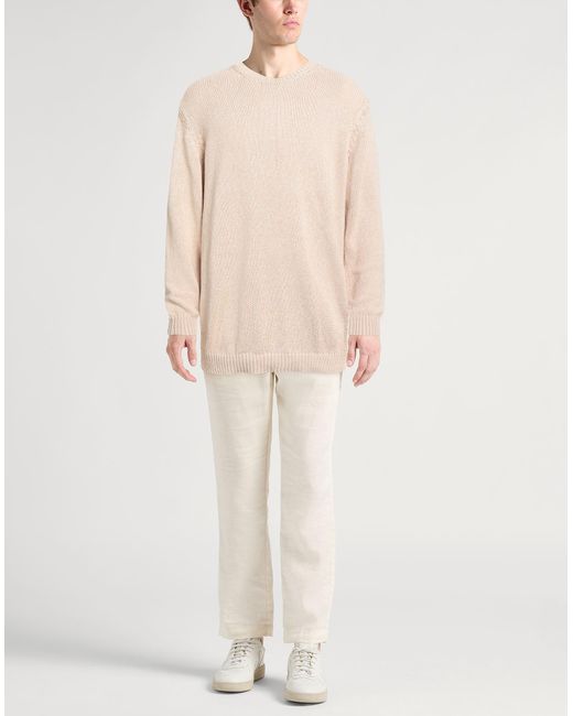 Massimo Alba Pullover in Natural für Herren