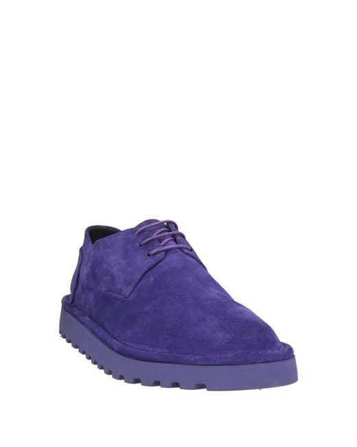 Marsèll Purple Lace-Up Shoes Calfskin for men