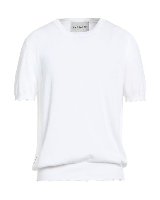 Pullover Amaranto de hombre de color White