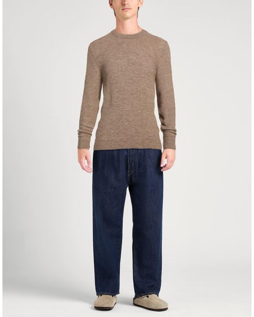 Officina 36 Brown Sweater Wool, Acrylic, Polyamide, Polyester for men