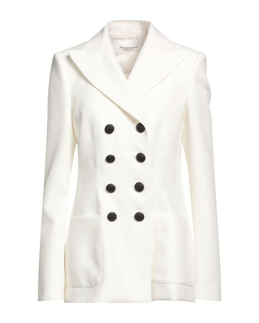 Philosophy Di Lorenzo Serafini White Blazer