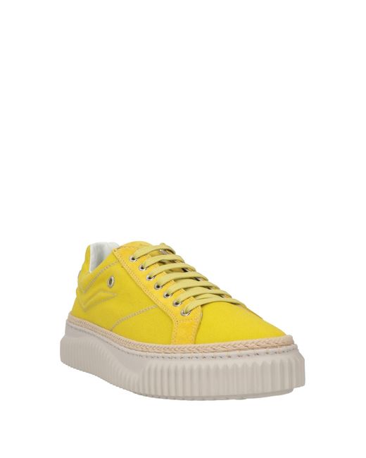 Voile Blanche Yellow Sneakers for men