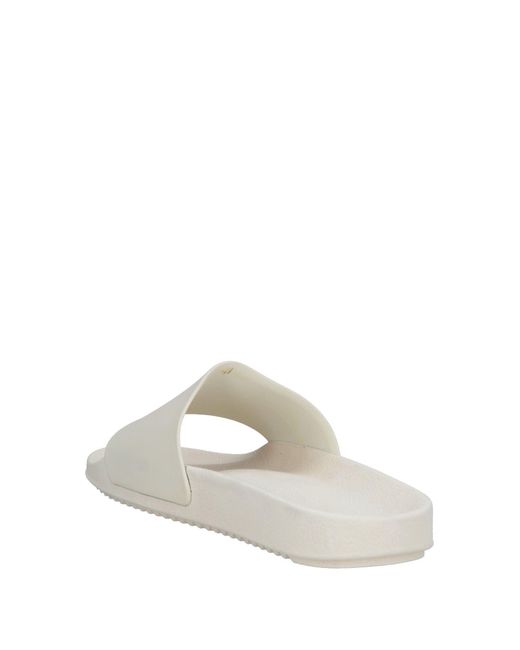 Rick Owens White Sandals for men