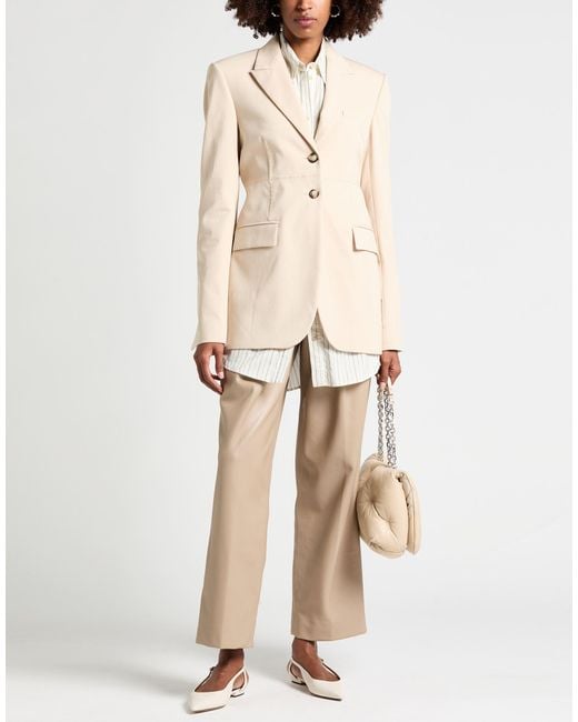 Sportmax Natural Blazer Cotton, Elastane