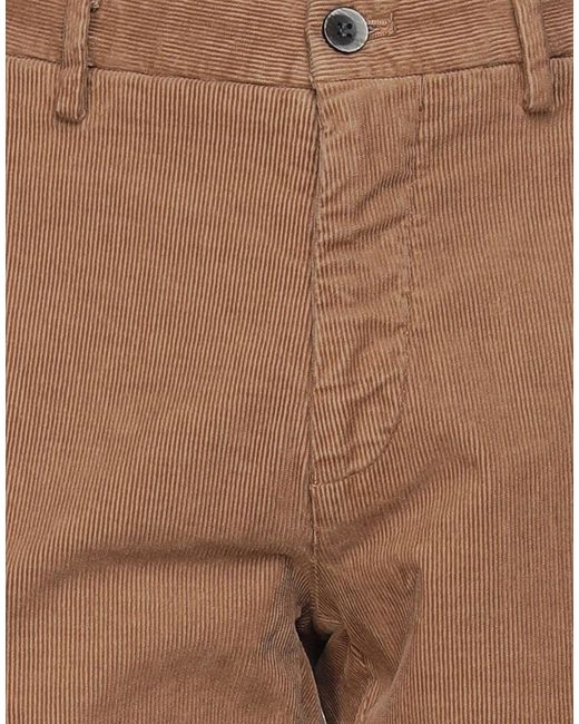 Mason's Brown Pants Cotton, Elastane for men