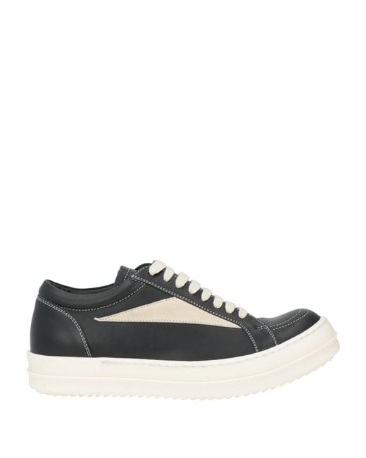 Rick Owens White Sneakers Leather