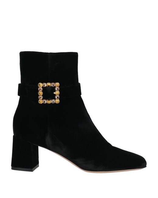 Gianvito Rossi Black Ankle Boots