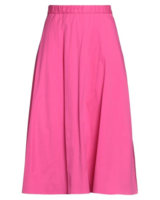 Xacus Pink Midi Skirt