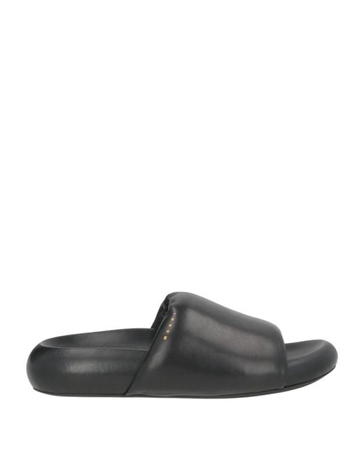 Marni Gray Sandals Leather for men