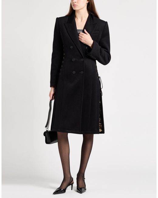 Versace Jeans Couture Black Coat Polyester