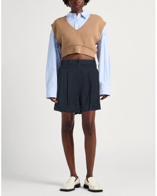 Ganni Blue Shorts & Bermuda Shorts