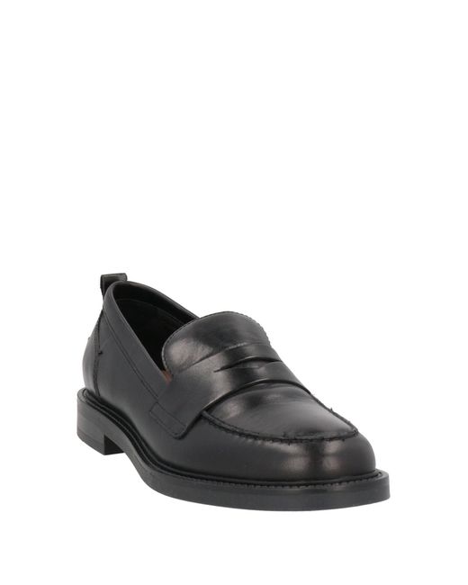 Carmens Black Mokassin