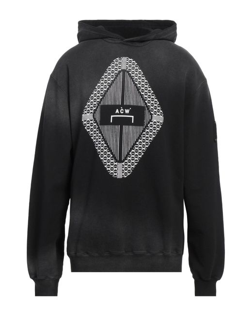 A_COLD_WALL* Black Charcoal Sweatshirt Cotton, Elastane for men