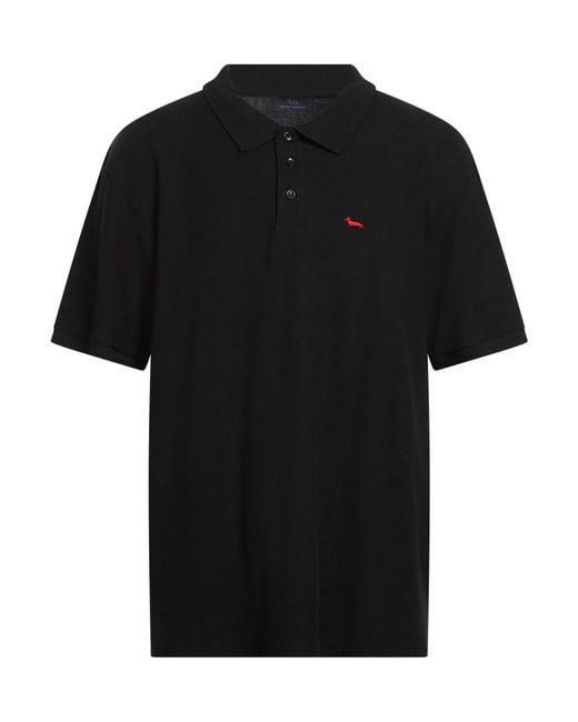 Polo Harmont & Blaine de hombre de color Black