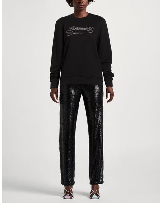 Richmond X Black Sweatshirt Cotton