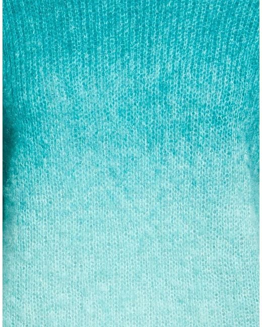 ViCOLO Blue Sweater Mohair Wool, Polyamide, Elastane