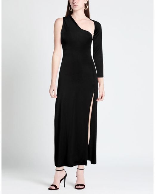 Robe Midi Versace Jeans Couture en coloris Black