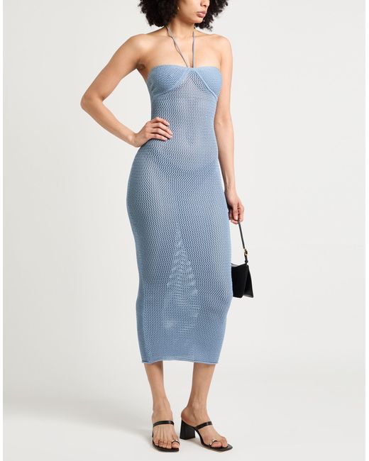 JACOB LEE Blue Midi Dress