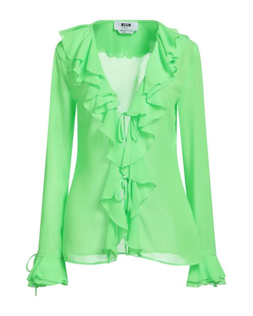 Camicia di MSGM in Green