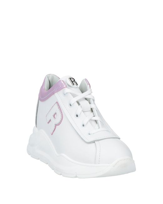 Rucoline White Sneakers Calfskin, Goat Skin, Eva (Ethylene