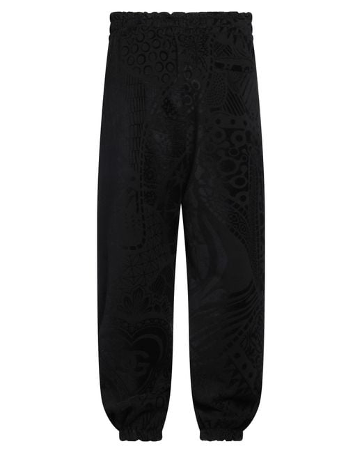 Dolce & Gabbana Black Pants Cotton, Polyester, Viscose for men