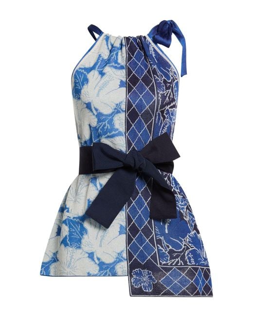 Ballantyne Blue Top Viscose, Polyester