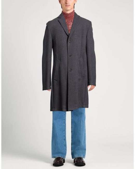Daniele Alessandrini Gray Coat for men