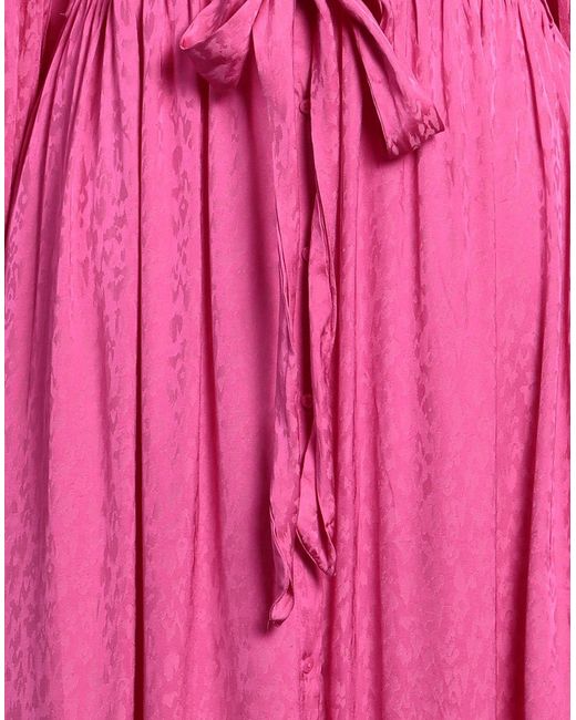 Maison Scotch Pink Midi-Kleid
