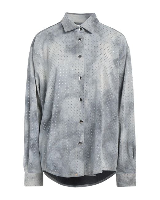Laneus Gray Denim Shirt