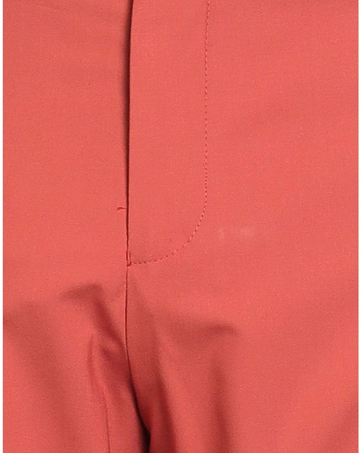 SELECTED Red Pants Polyester, Viscose, Elastane for men