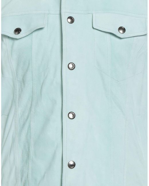 KIRED Blue Light Jacket Lambskin, Cotton for men