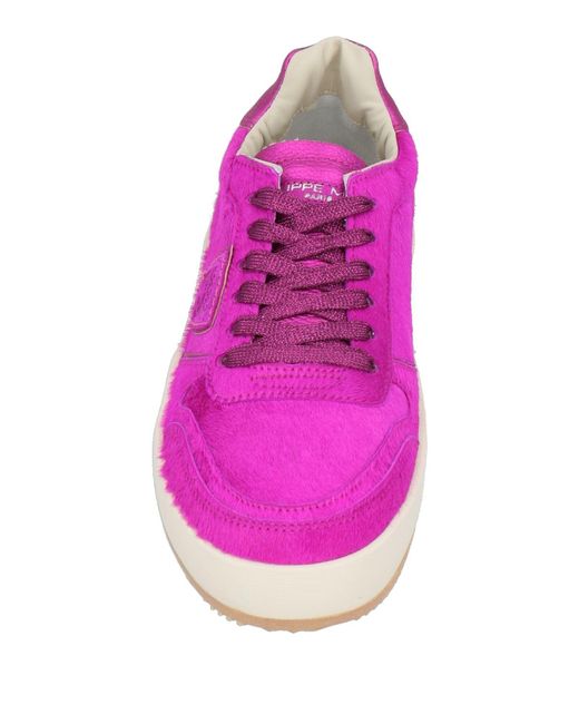 Philippe Model Pink Fuchsia Sneakers Leather
