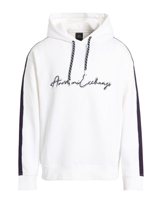 ARMANI EXCHANGE White Sweatshirt for men