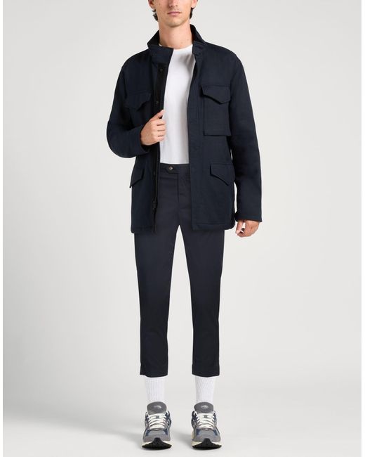 Massimo Rebecchi Blue Pants Cotton, Polyamide, Elastane for men