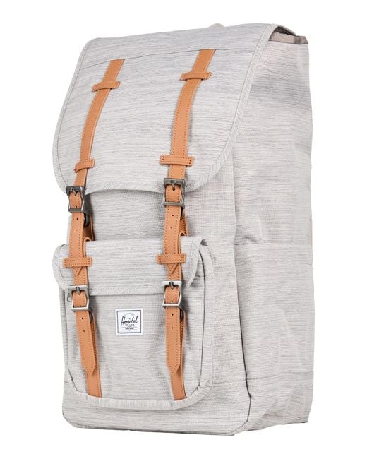 Herschel Supply Co. White Herschel Little America -- Light Backpack Textile Fibers