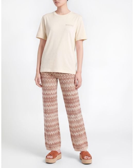 Missoni Natural Missoni T-Shirt Cotton