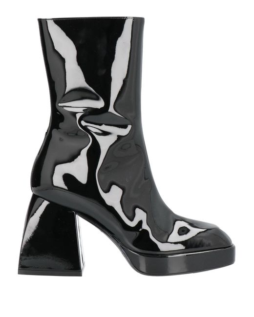 NODALETO Black Ankle Boots