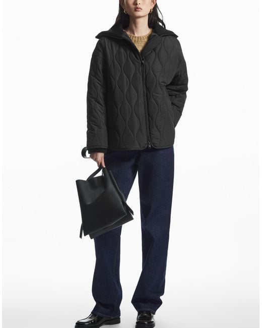 Cos quilted jacket top
