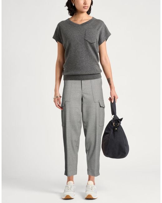 Ballantyne Gray Pants Virgin Wool, Elastane