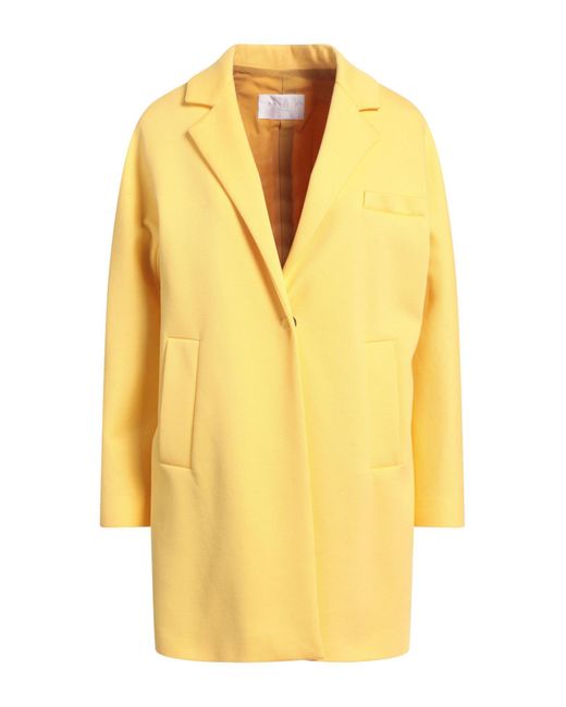 Annie P Yellow Overcoat & Trench Coat