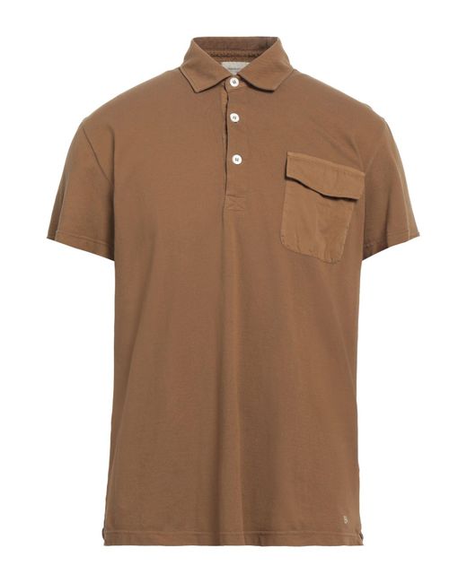 Brooksfield Brown Polo Shirt for men