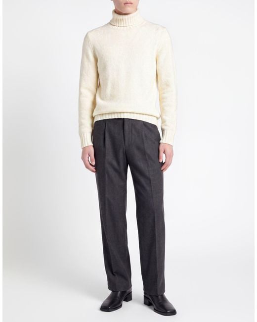 Gran Sasso White Turtleneck for men