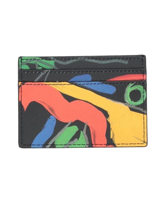 Moschino Black Cardholder Leather for men
