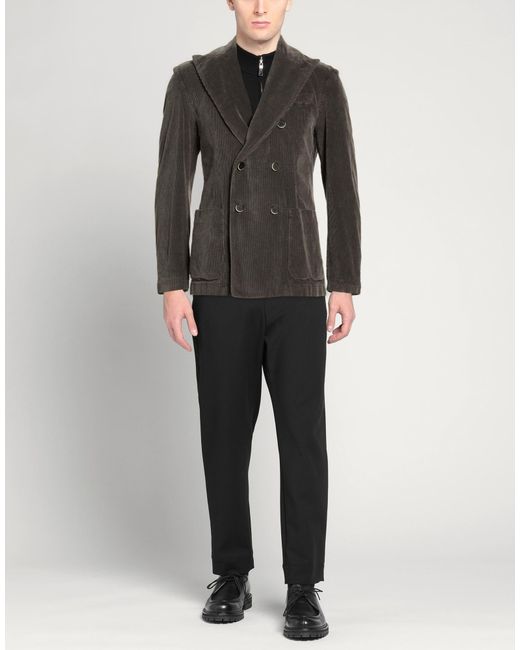 Barena Black Blazer Cotton, Rayon, Elastane for men