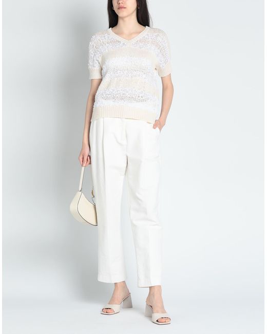 Peserico White Cardigan