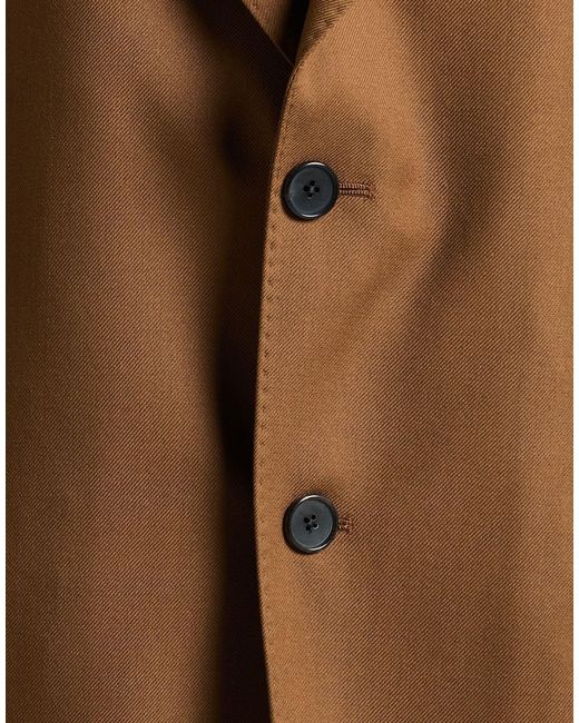 Lardini Brown Suit Wool for men